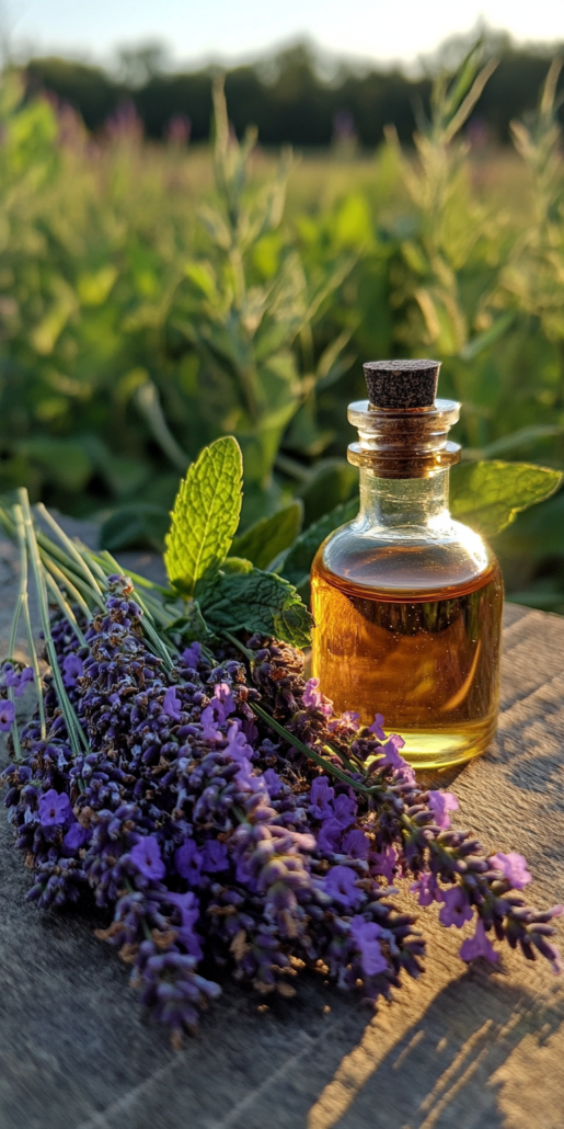 Lavendar, Peppermint, and Citronella